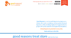 Desktop Screenshot of goodreasons.com