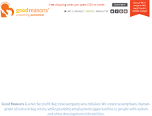 Tablet Screenshot of goodreasons.com